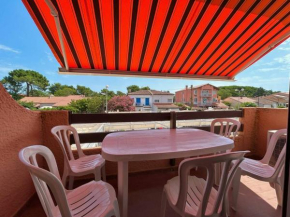 T3 mezzanine climatisé avec piscine proche plage et commerces à Argelès-sur-Mer - FR-1-388-226